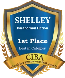 2025 Shelley Awards 1st Place badge from Chanticleer Reviews